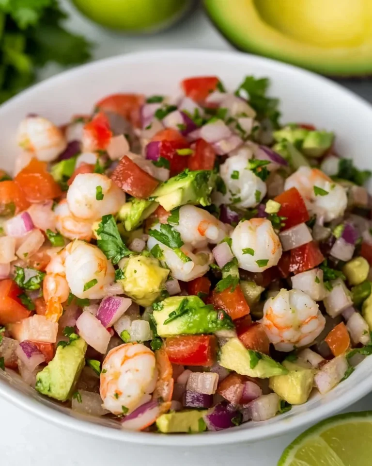 Fresh Avocado Shrimp Ceviche Recipe