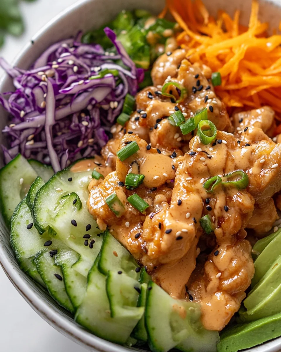 Simple Bang Bang Chicken Bowl - additional image