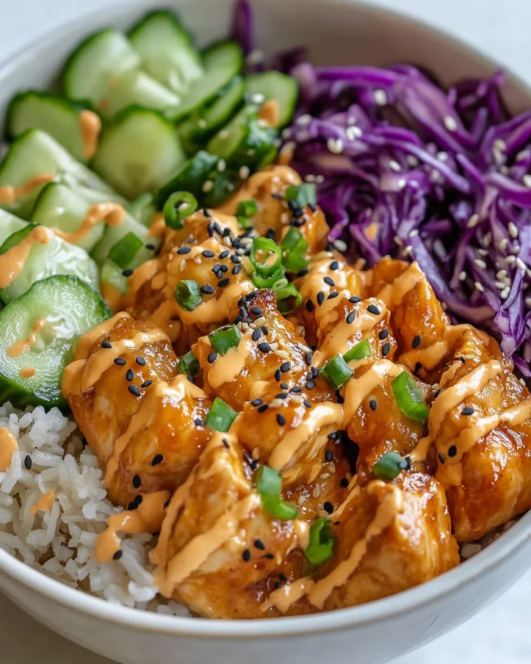 Simple Bang Bang Chicken Bowl