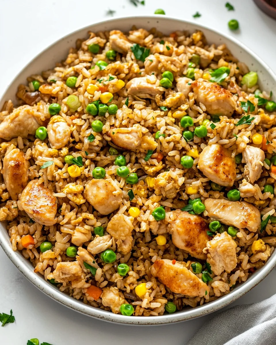 Simple Bang Bang Chicken Fried Rice