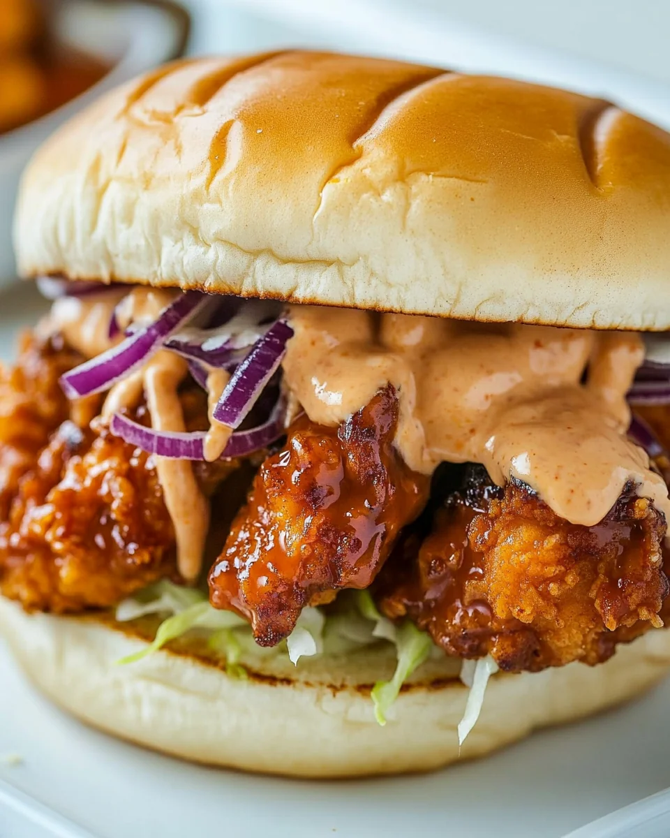 Delicious Bang Bang Chicken Sandwich Recipe