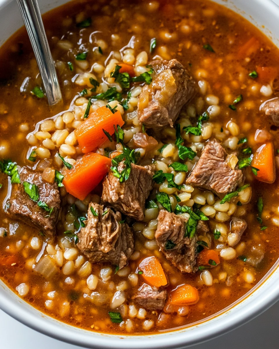 Classic Beef Barley Soup for Cozy Nights - additional image