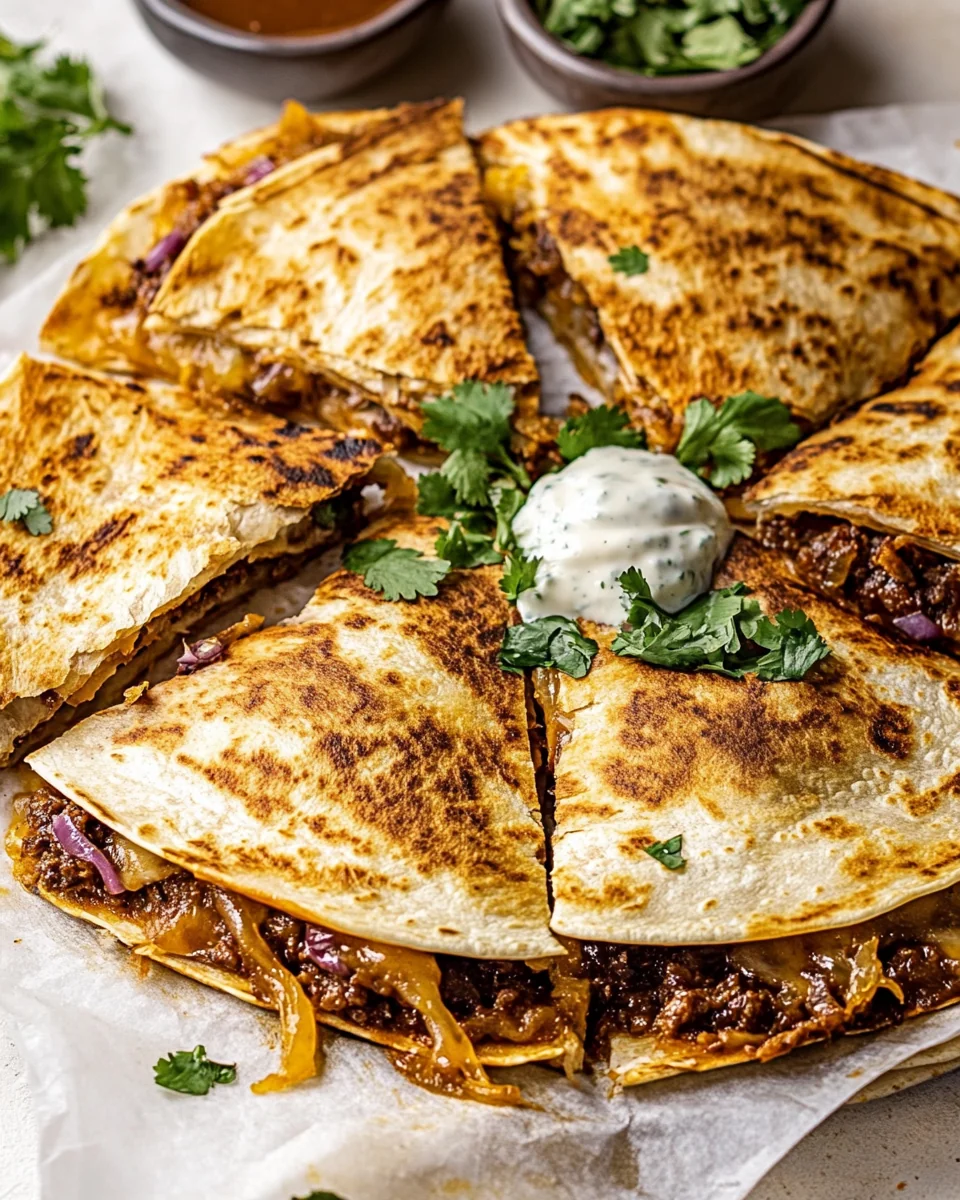 Savory Homemade Birria Quesadillas - additional image