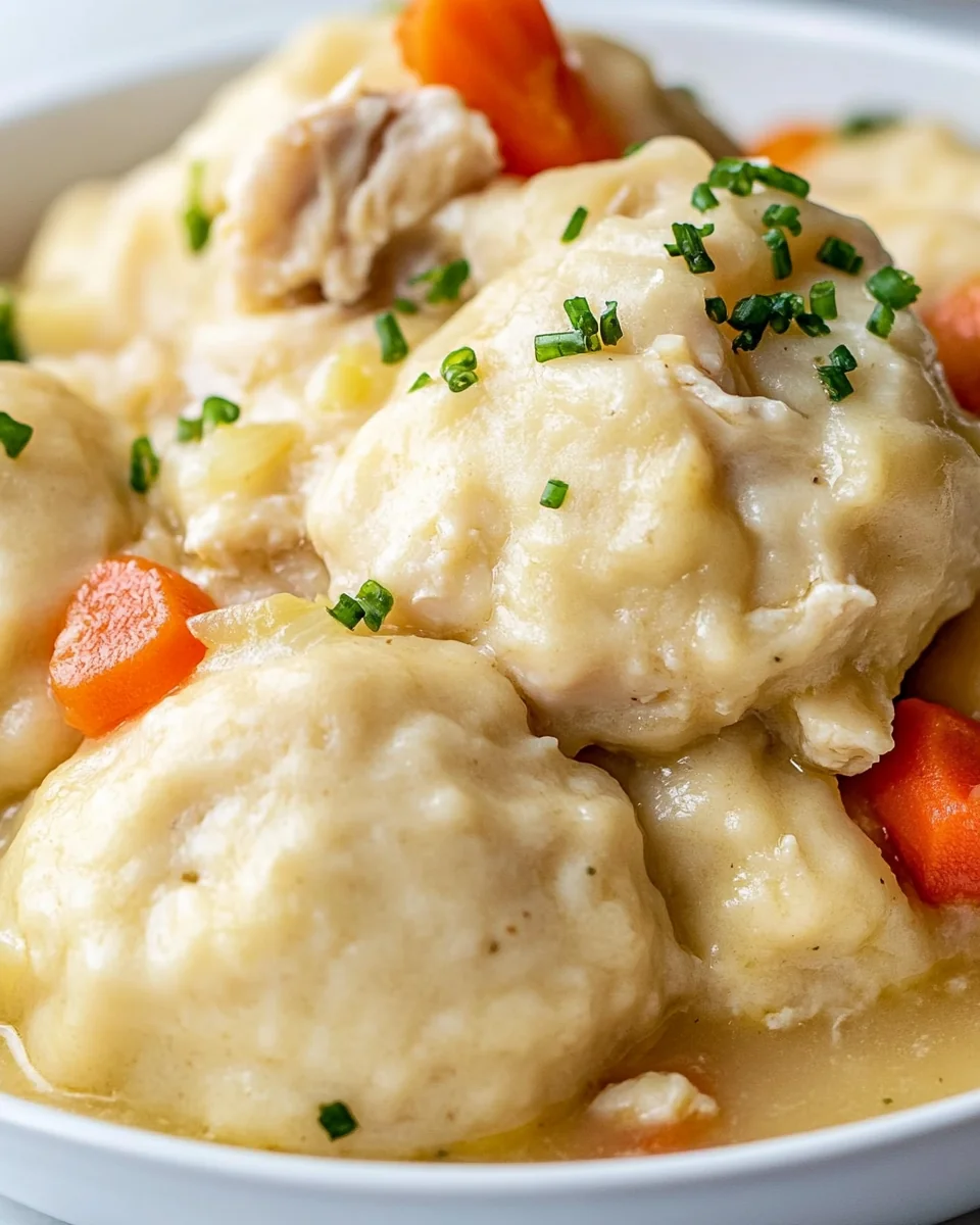 Simple Homemade Chicken and Dumplings