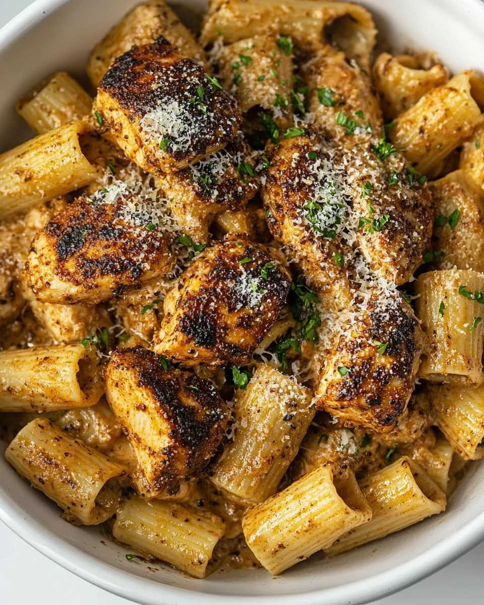 Savory Blackened Chicken Rigatoni Recipe - additional image