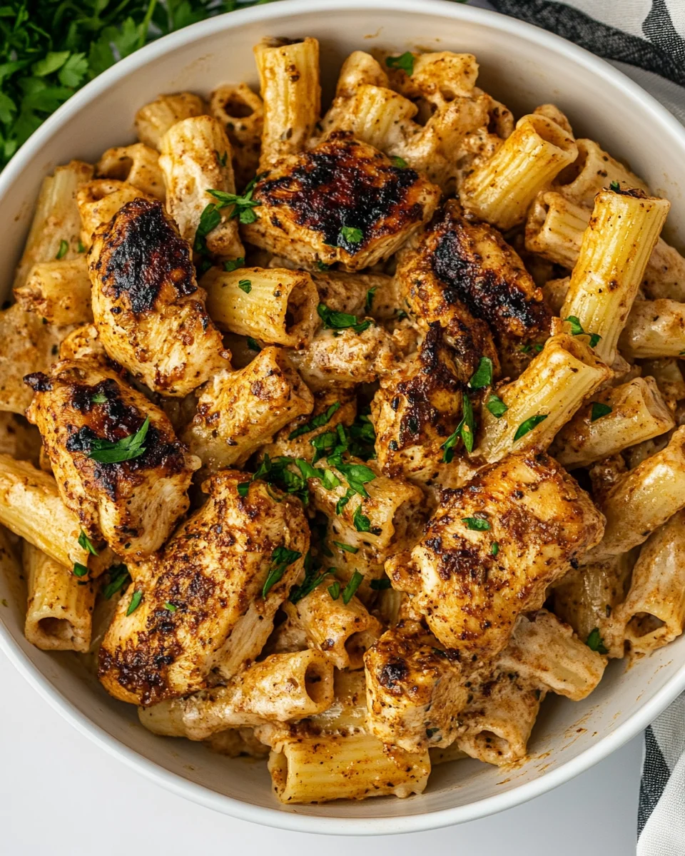 Savory Blackened Chicken Rigatoni Recipe - additional image