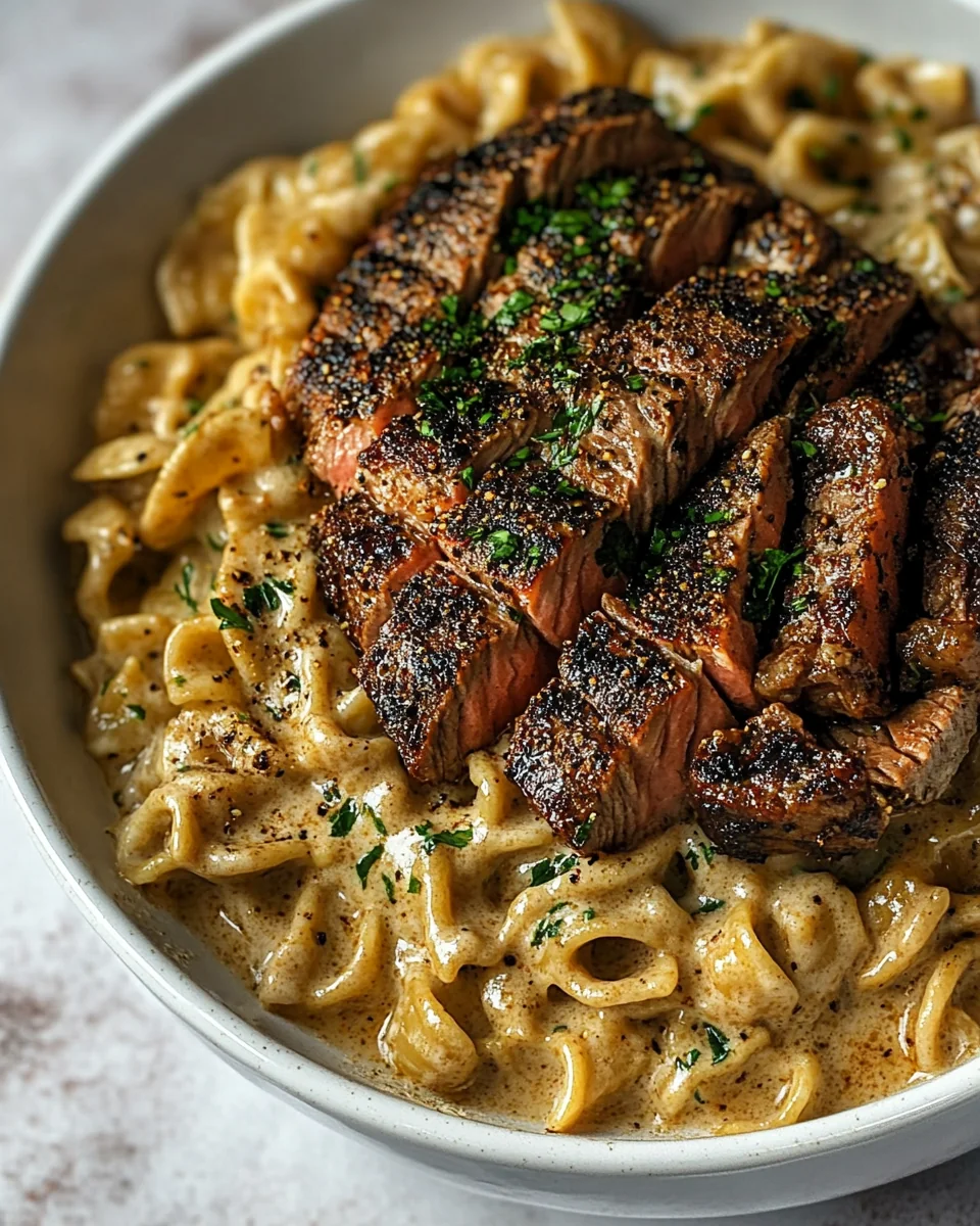 Blackened Salmon and Steak Alfredo: A Delicious One-Pot Meal - additional image