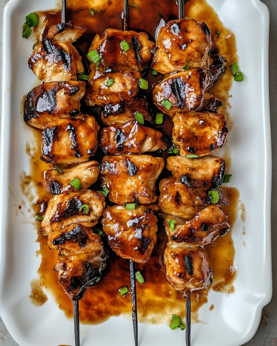 Simple Bourbon Chicken Skewers for a Flavorful Feast