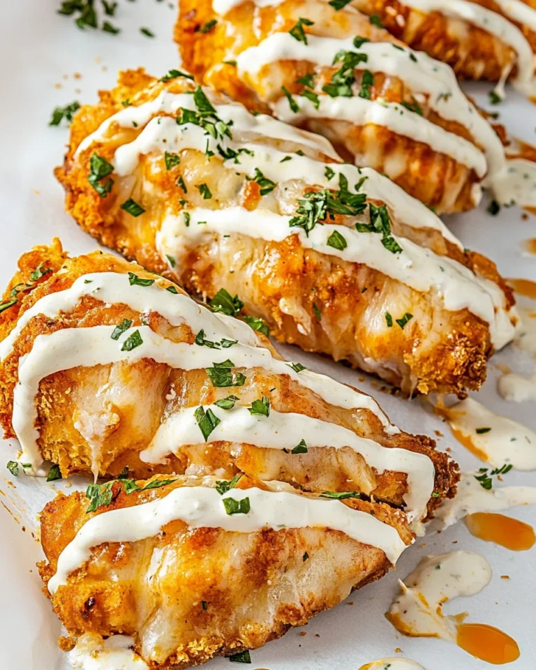 Simple Buffalo Chicken Bread Recipe