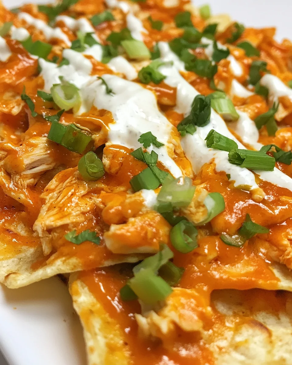 Delicious Buffalo Chicken Nachos for Game Day