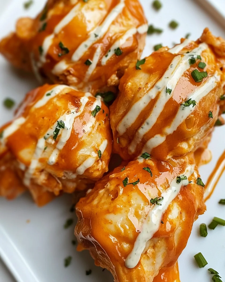 Simple Buffalo Chicken Roll-Ups for a Tasty Snack - additional image