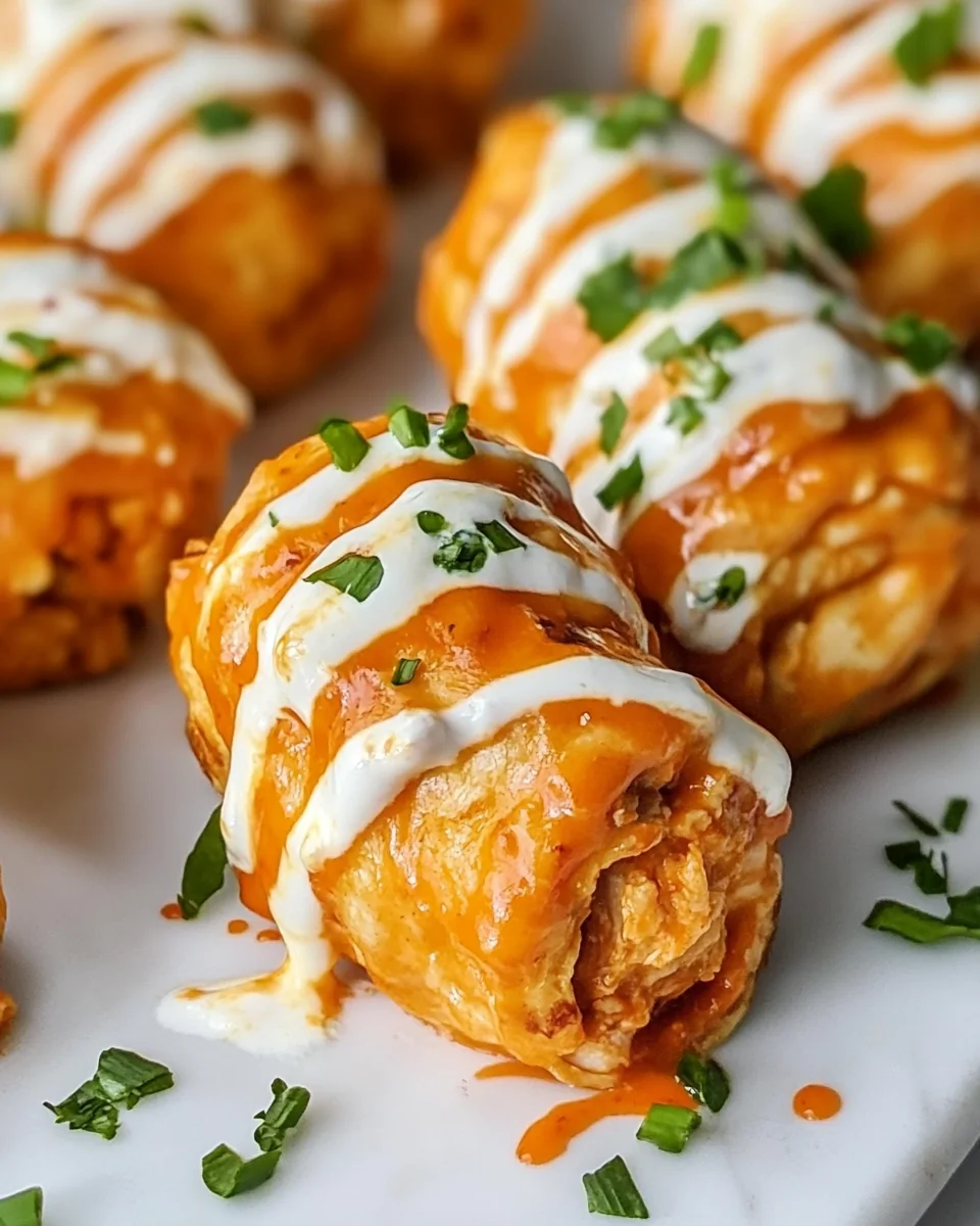 Simple Buffalo Chicken Roll-Ups for a Tasty Snack - additional image
