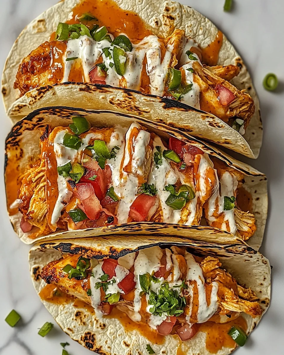 Savory Buffalo Chicken Tacos for a Quick Weeknight Meal - additional image