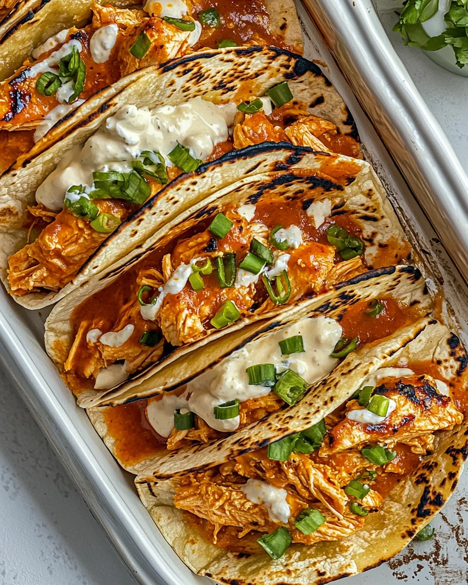 Savory Buffalo Chicken Tacos for a Quick Weeknight Meal - additional image