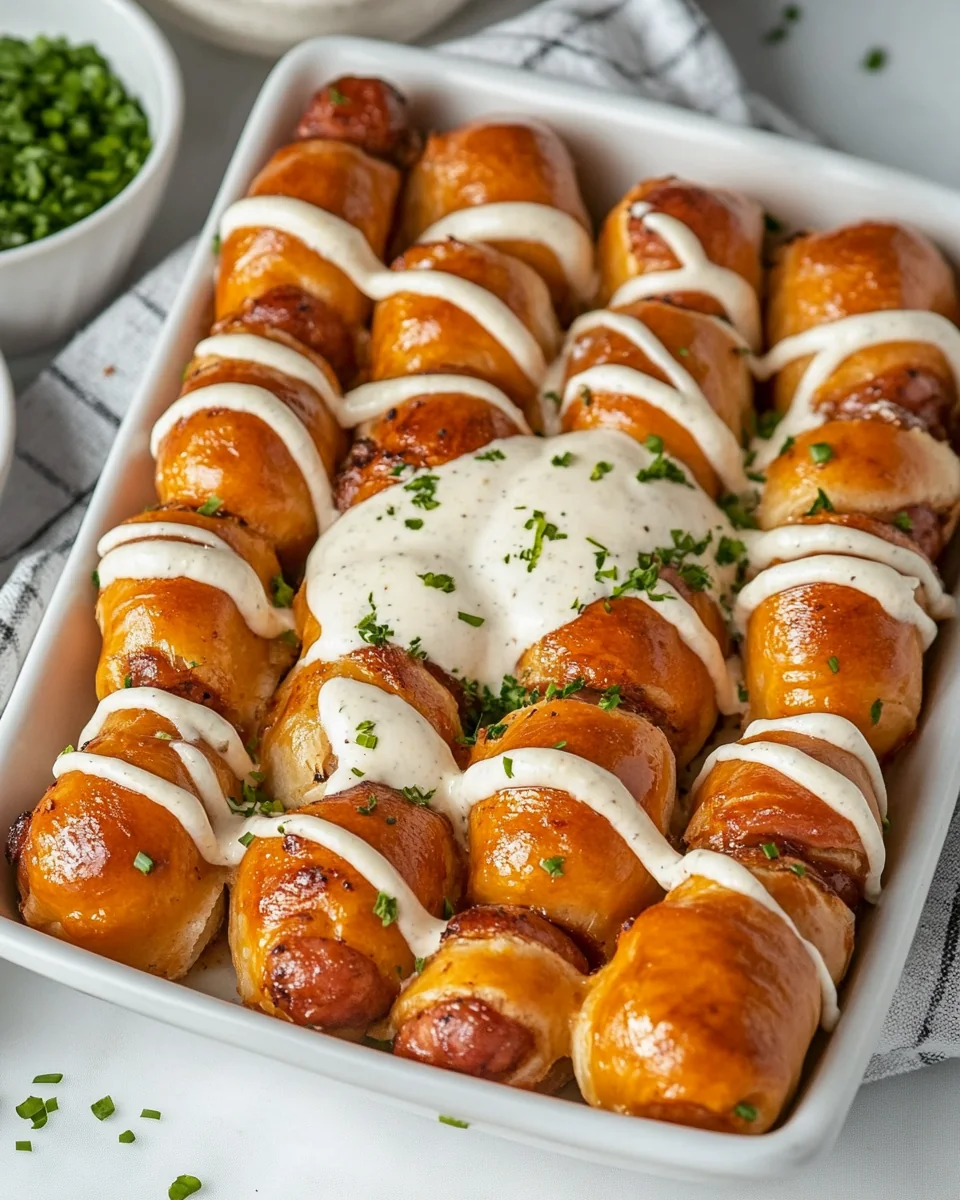 Savory Buffalo Ranch Pigs In A Blanket - additional image