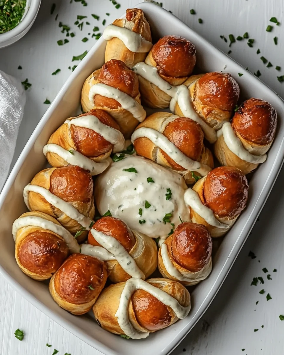 Savory Buffalo Ranch Pigs In A Blanket - additional image
