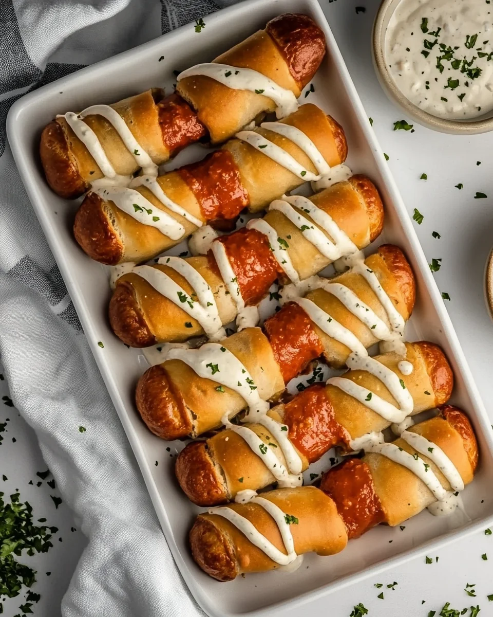 Savory Buffalo Ranch Pigs In A Blanket - additional image