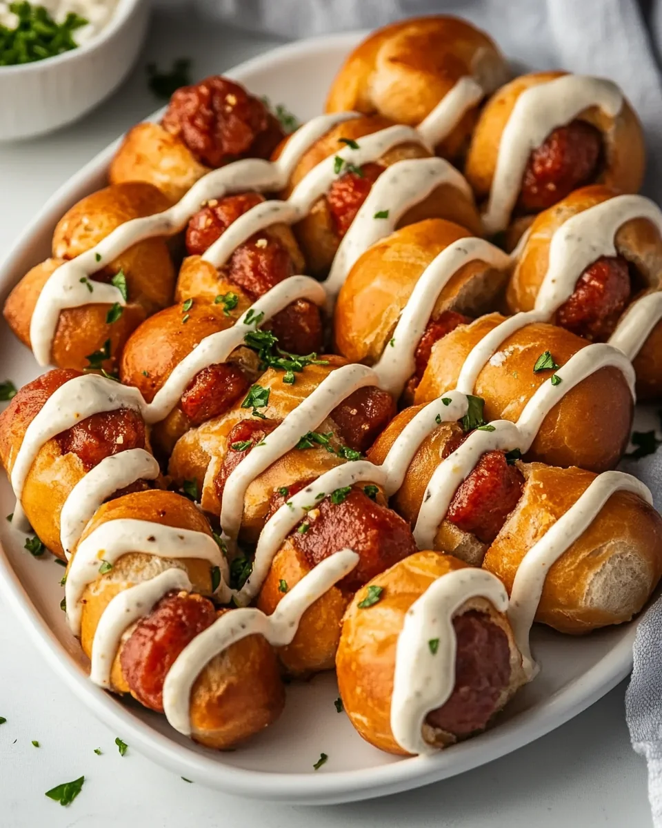 Savory Buffalo Ranch Pigs In A Blanket