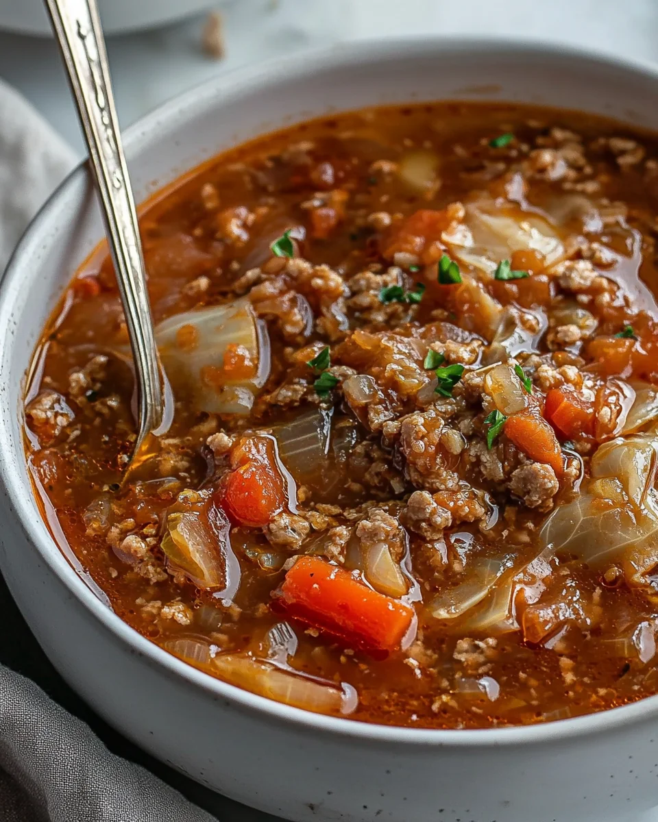 Homemade Cabbage Roll Soup That's Hearty and Satisfying - additional image