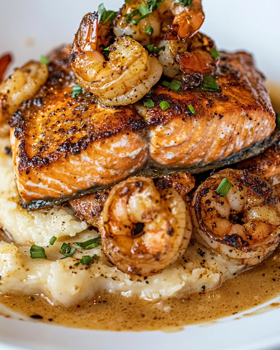 Cajun Salmon and Shrimp: A Flavorful One-Pot Meal