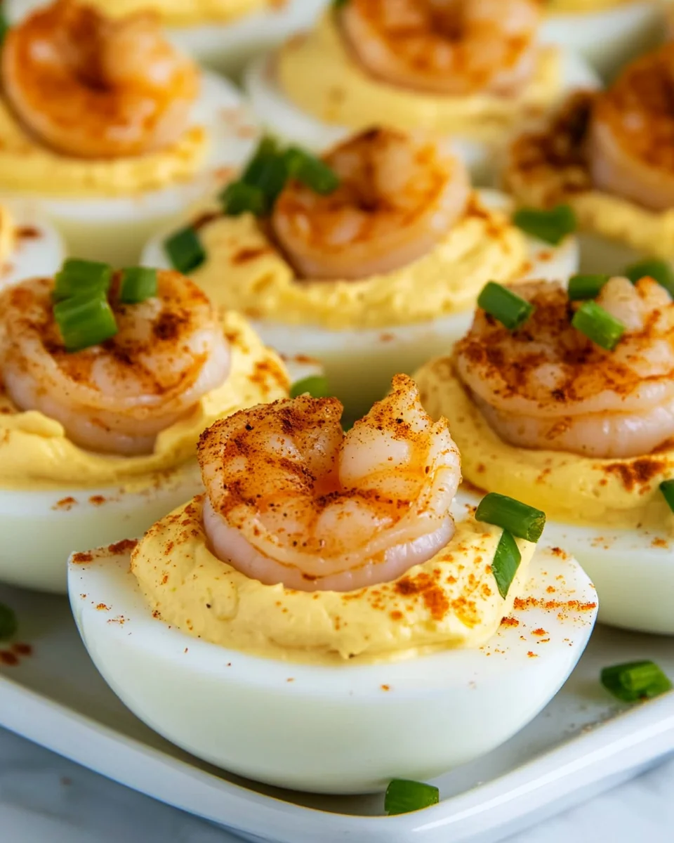 Savory Cajun Shrimp Deviled Eggs - additional image
