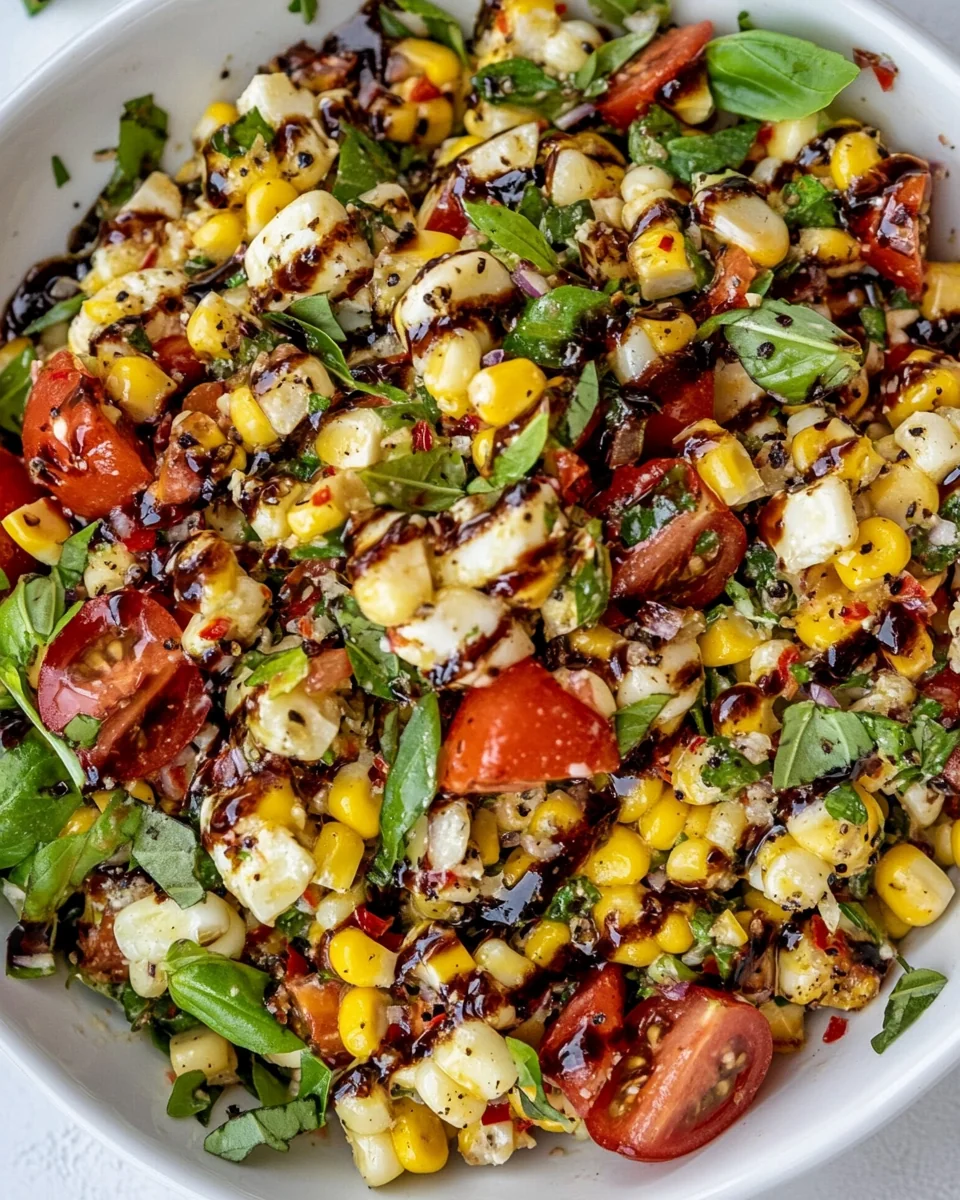 Fresh Caprese Corn Salad for a Perfect Summer Side - additional image