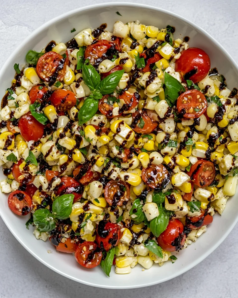 Fresh Caprese Corn Salad for a Perfect Summer Side - additional image