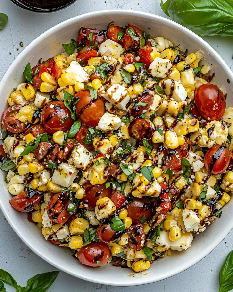 Fresh Caprese Corn Salad for a Perfect Summer Side - additional image