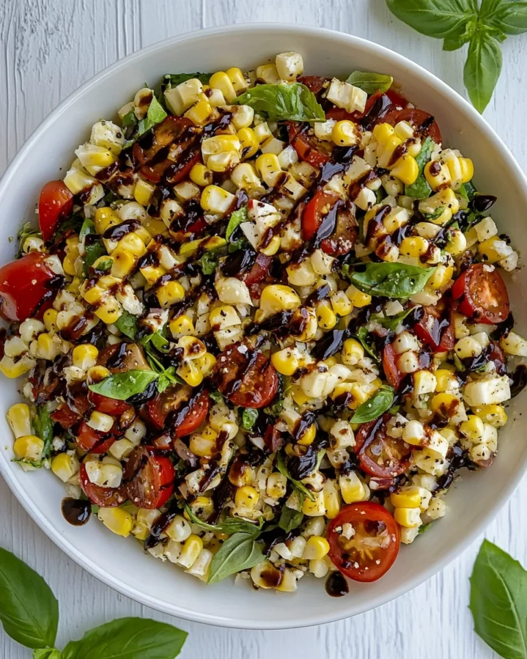 Fresh Caprese Corn Salad for a Perfect Summer Side