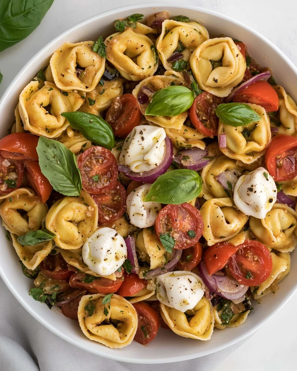Fresh Caprese Tortellini Pasta Salad - additional image