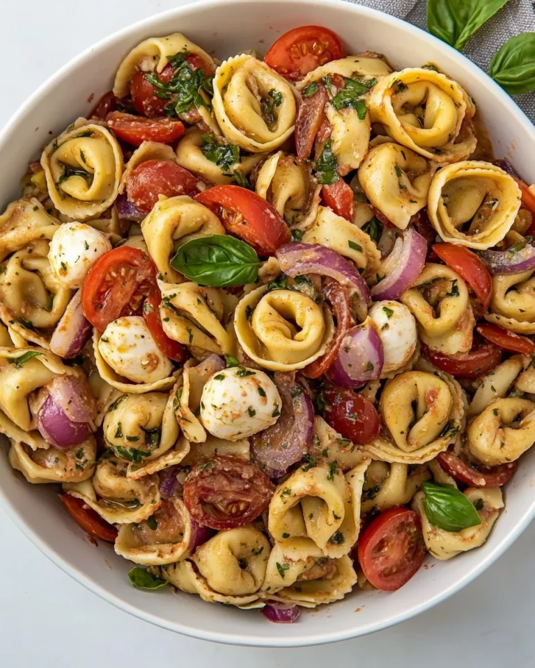 Fresh Caprese Tortellini Pasta Salad