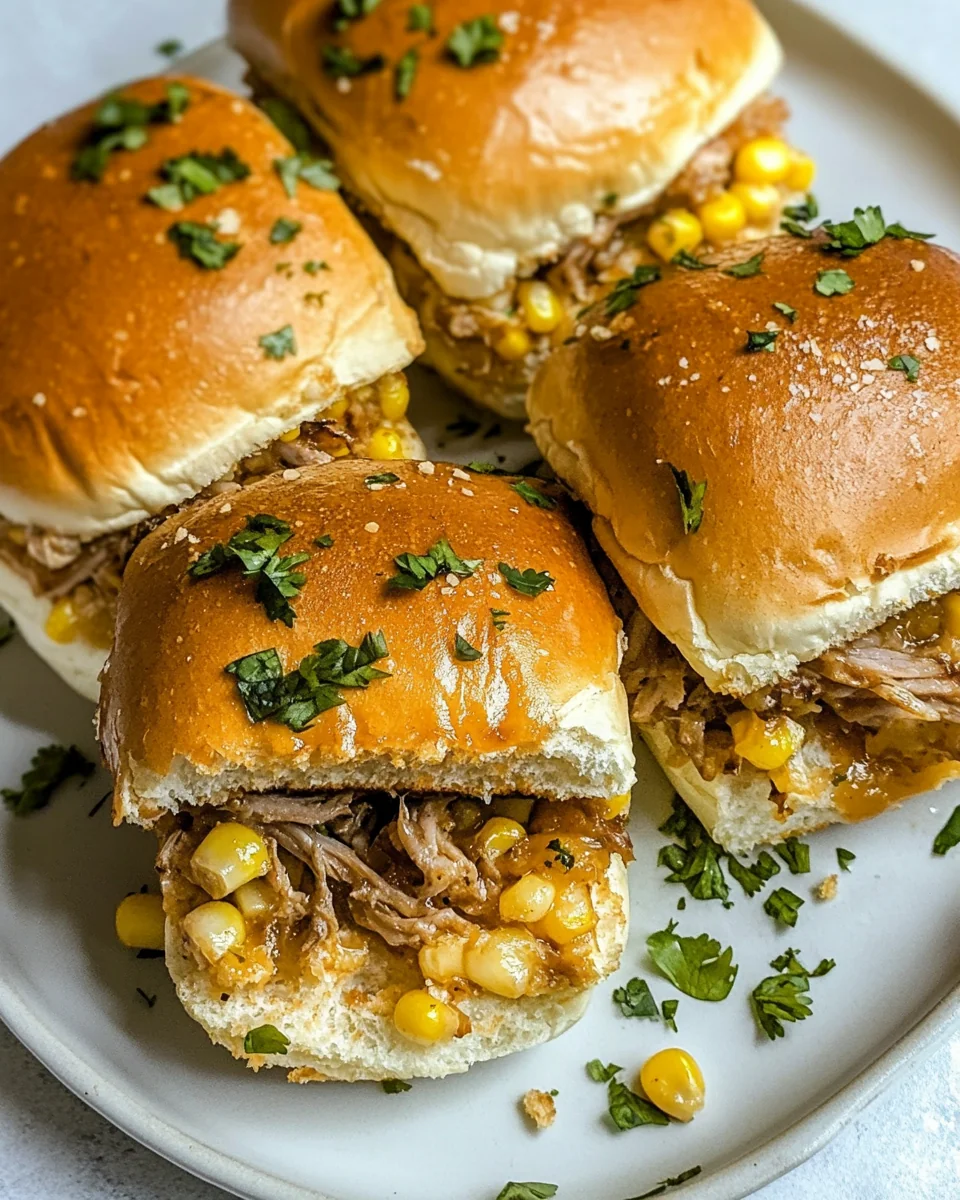 Savory Carnitas Street Corn Sliders For A Cozy Night - additional image