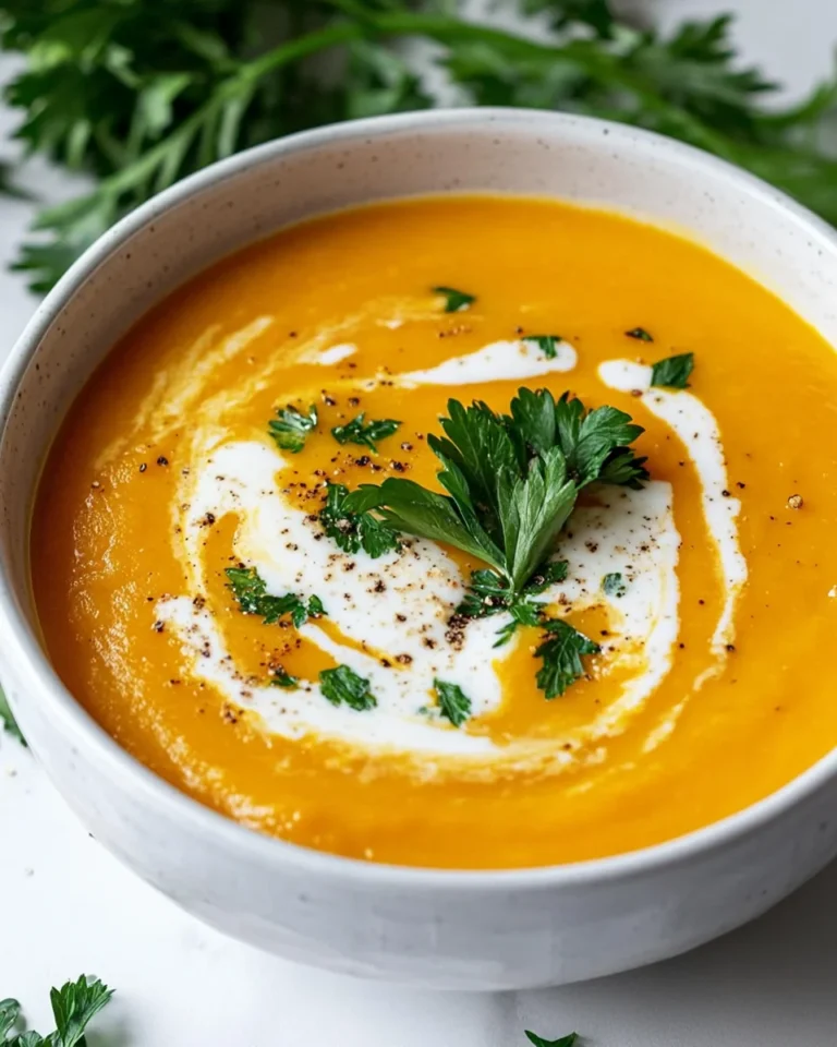 Classic Carrot Soup: Simple, Healthy, and Delicious