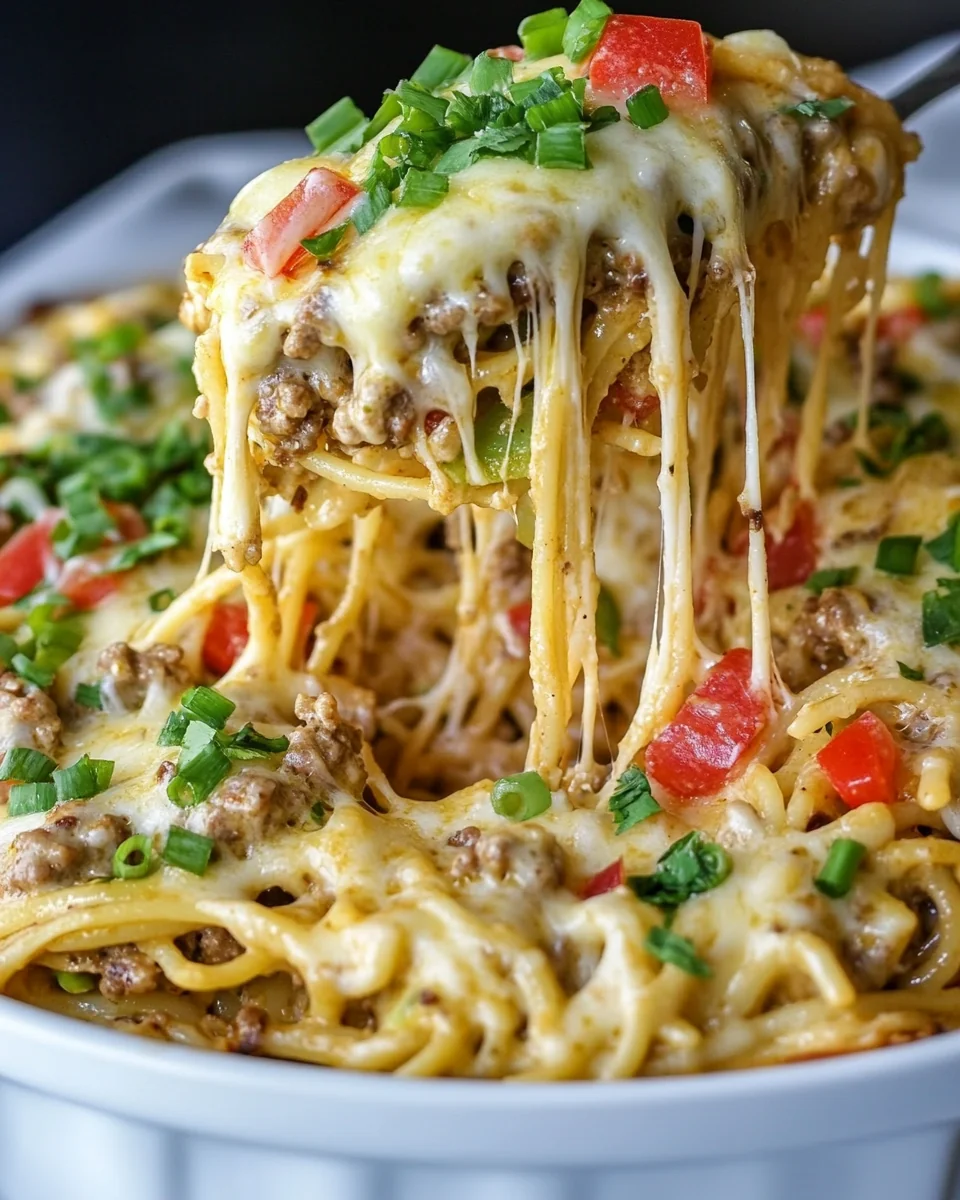 Comforting Cheeseburger Tetrazzini Casserole - additional image