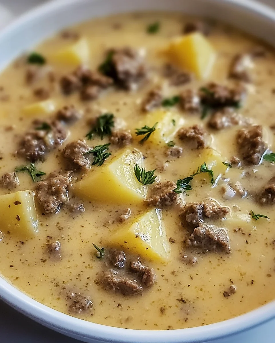 Cheesy Beef And Potato Soup: A Cozy Comfort Food Classic - additional image