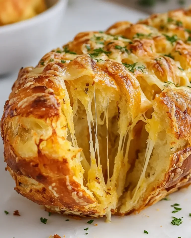 Cheesy Garlic Pull-Apart Bread Made From Scratch