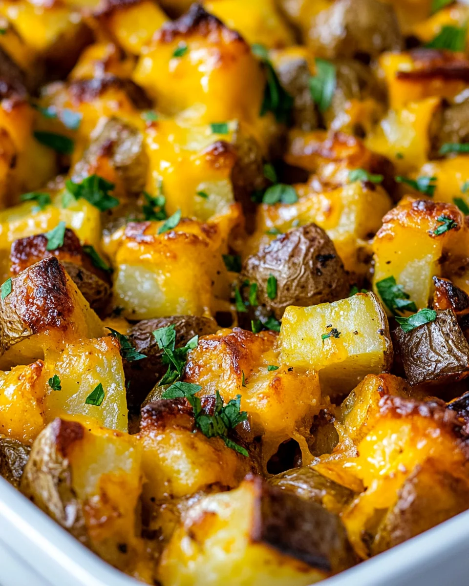 Cheesy Roasted Potatoes: A Simple and Delicious Comfort Food