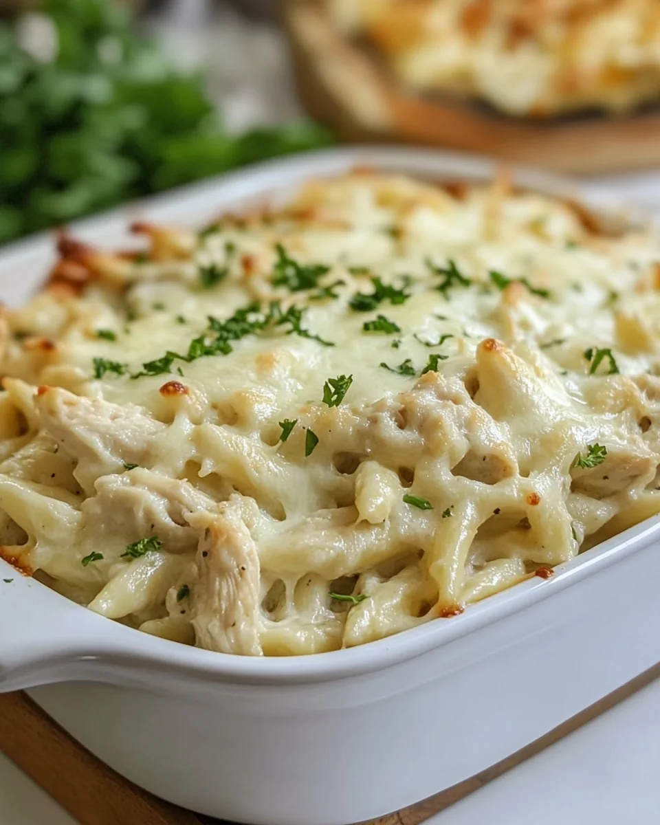 Creamy Chicken Alfredo Bake For A Cozy Night In - additional image