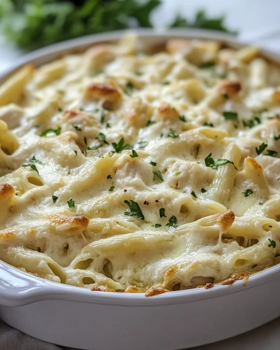 Creamy Chicken Alfredo Bake For A Cozy Night In