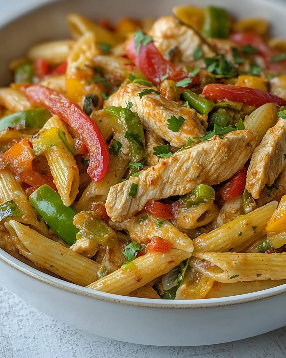 Simple Chicken Fajita Pasta for a Busy Day - additional image