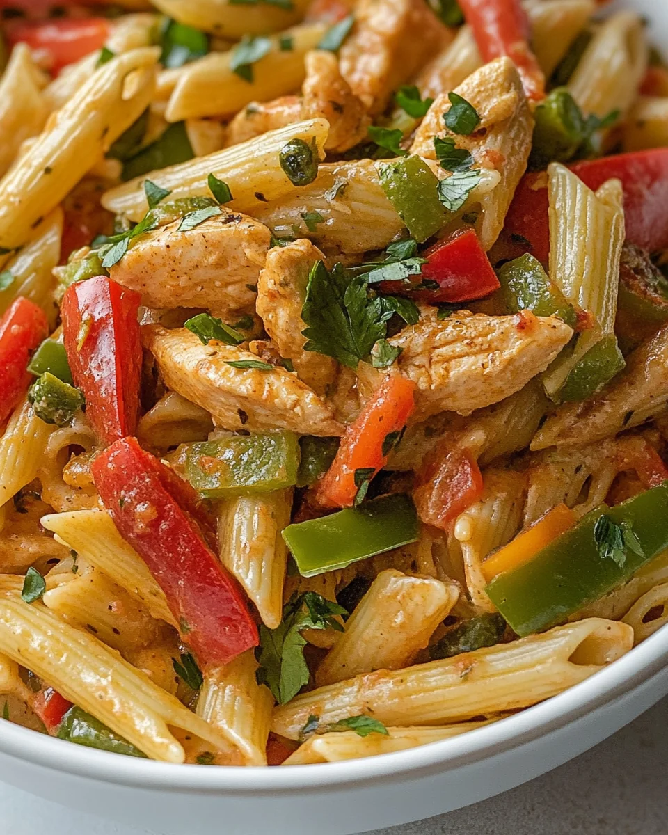 Simple Chicken Fajita Pasta for a Busy Day - additional image