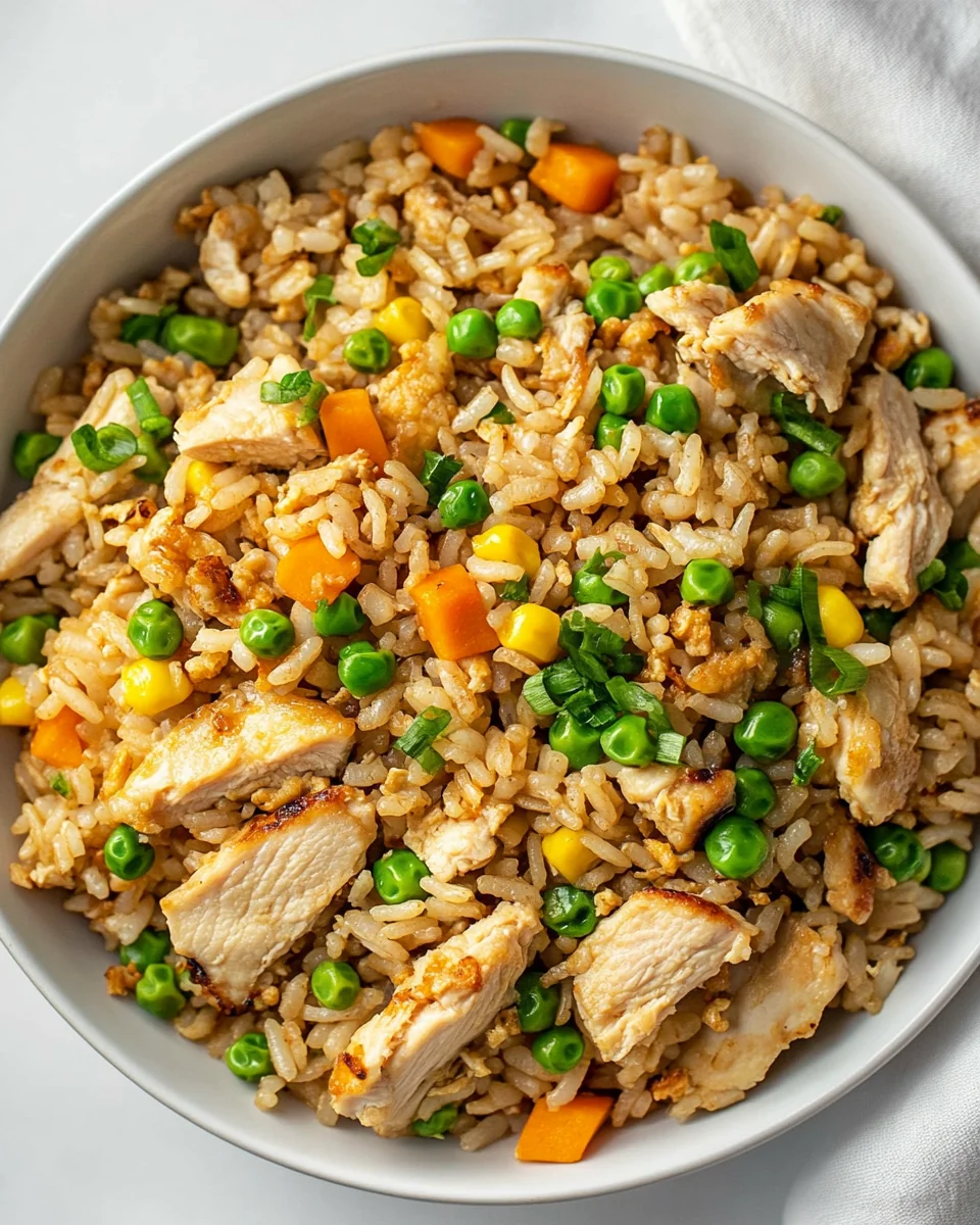 Simple Chicken Fried Rice Recipe - additional image