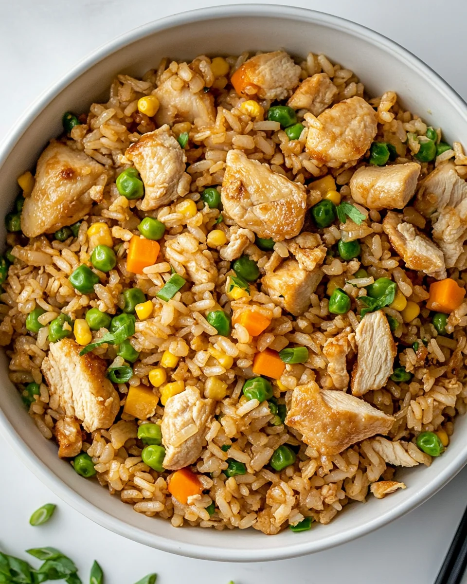 Simple Chicken Fried Rice Recipe