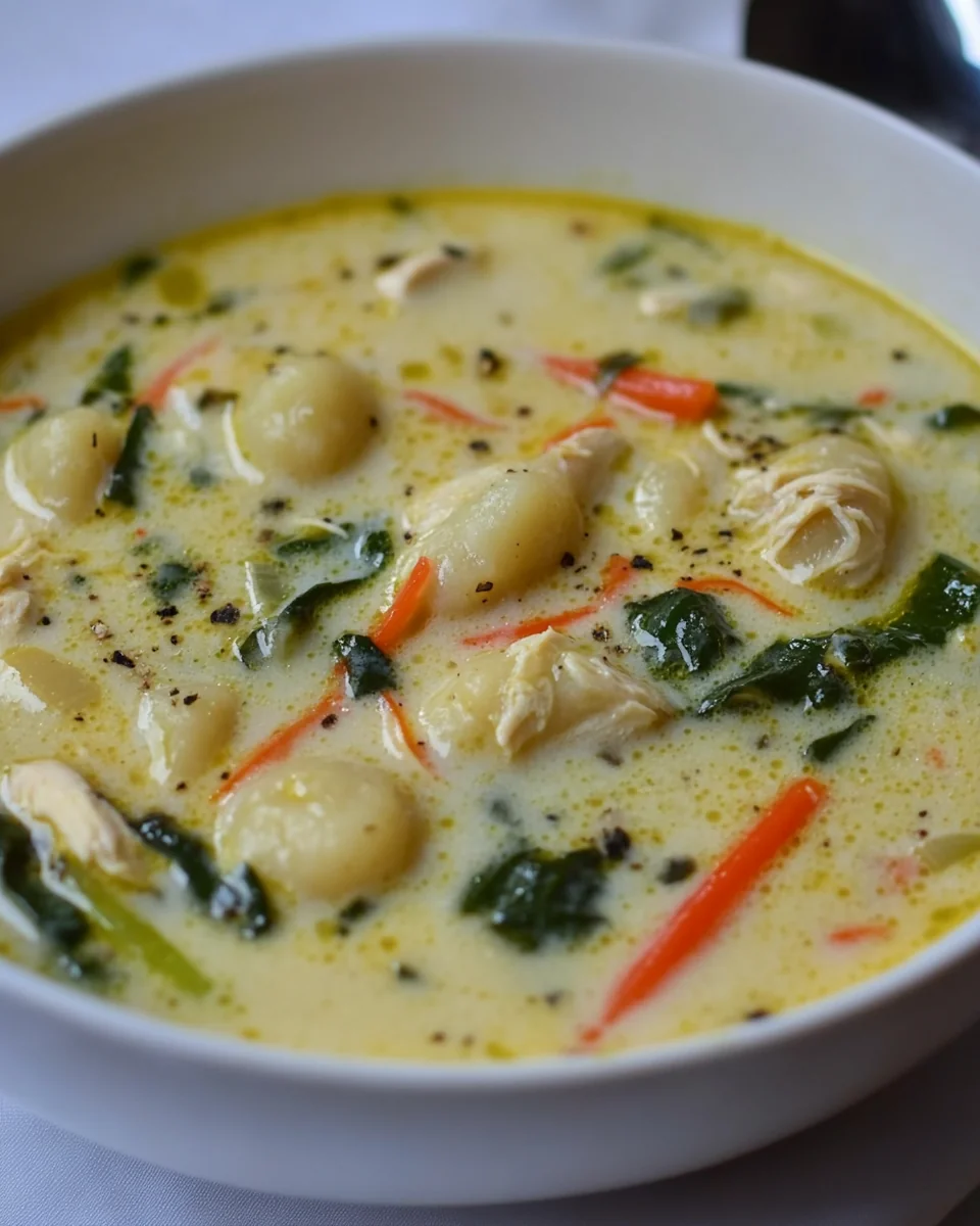 Homemade Chicken Gnocchi Soup That’s Cozy and Delicious