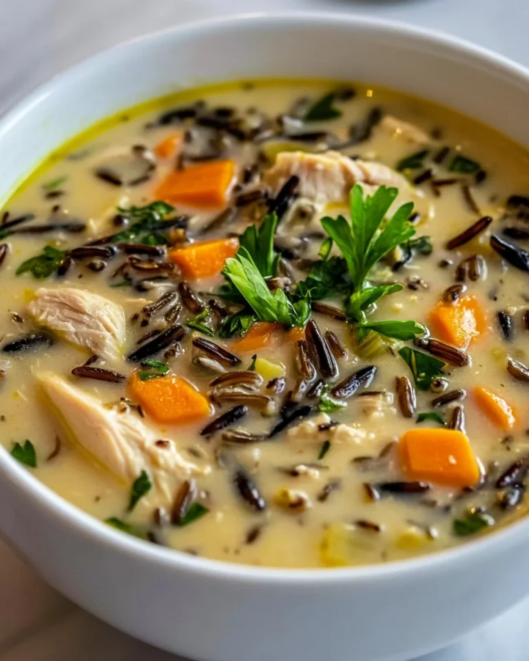 Classic Homemade Chicken Wild Rice Soup