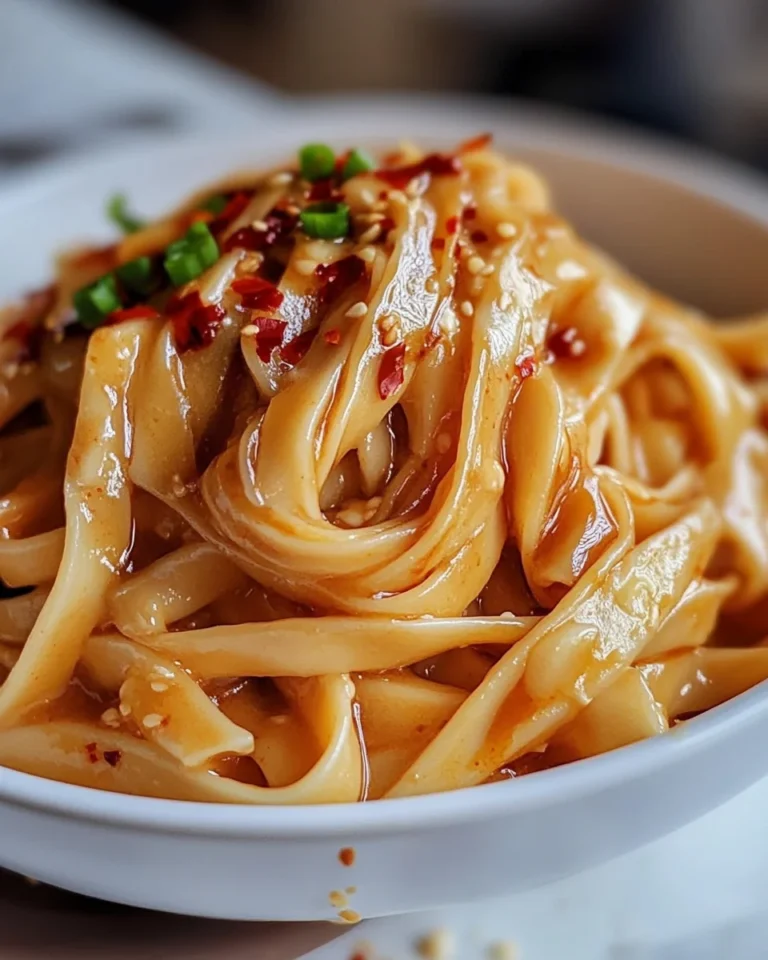 Simple Garlic Butter Pasta With Chili Oil
