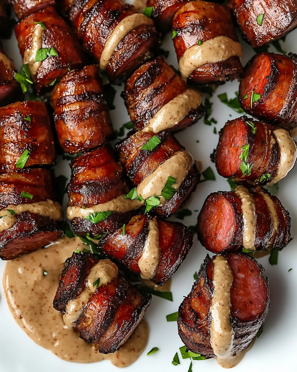 Savory Chipotle Aioli Hasselback Kielbasa Bites - additional image