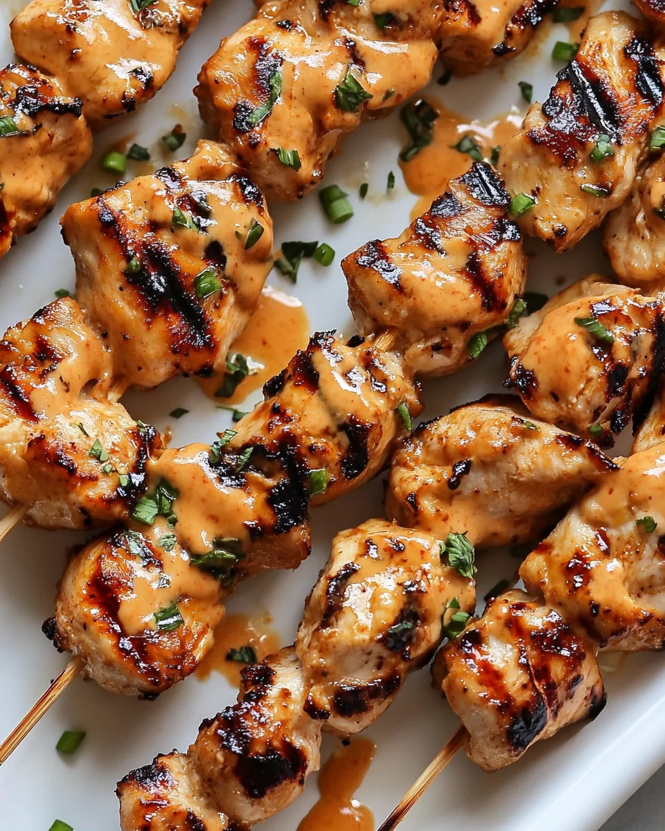 Delicious Chipotle Bang Bang Chicken Skewers - additional image