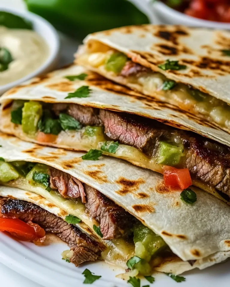 Perfect Homemade Chipotle Steak Quesadilla