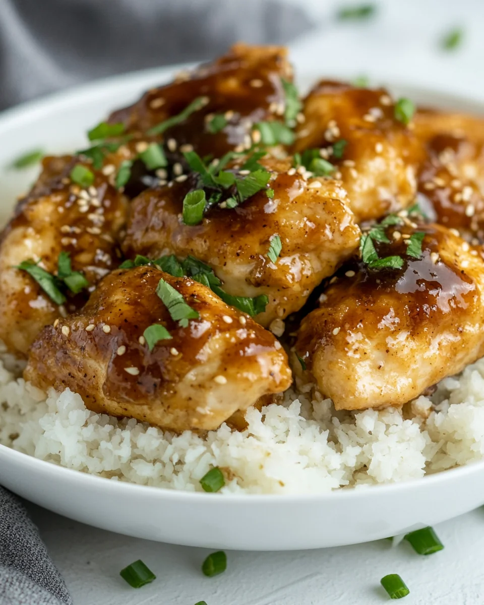 Savory Coconut Peach Chicken Recipe